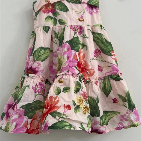 Janie and Jack Pink Floral Dress - Picture 3 of 7